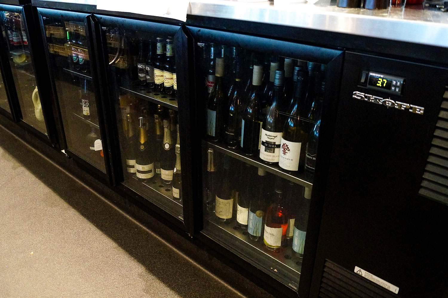 wine and bar fridge